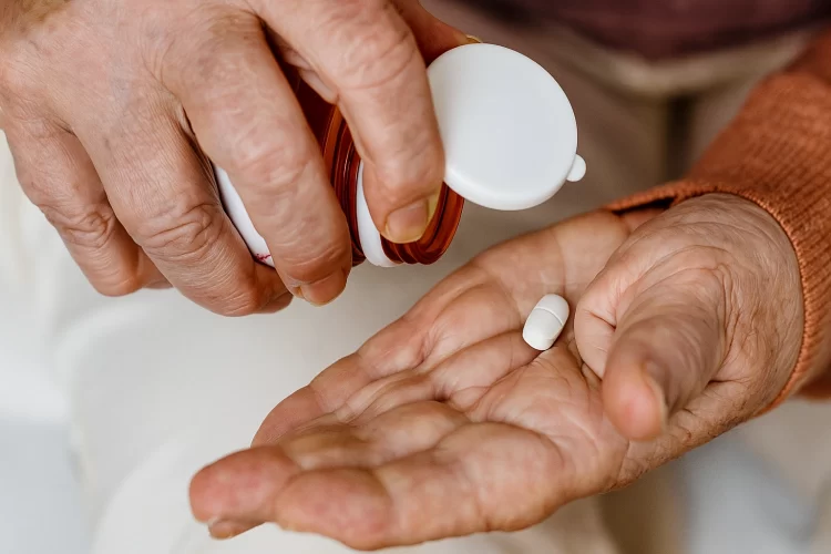 taking pill