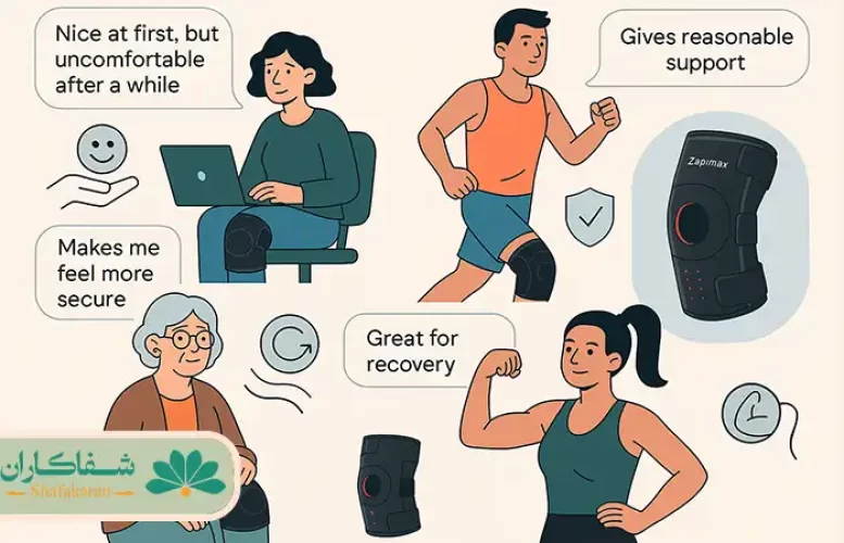 انظرات کاربران زانوبند