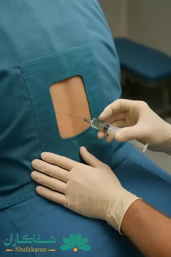 تزریق آمپول برای تنگی کانال نخاع